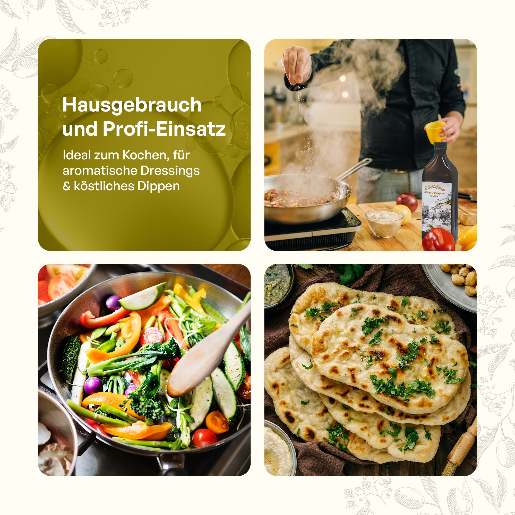 Olivenöl 1L OliviAmo – 100% Echtes Natives Olivenöl Extra aus Avellino 🇮🇹