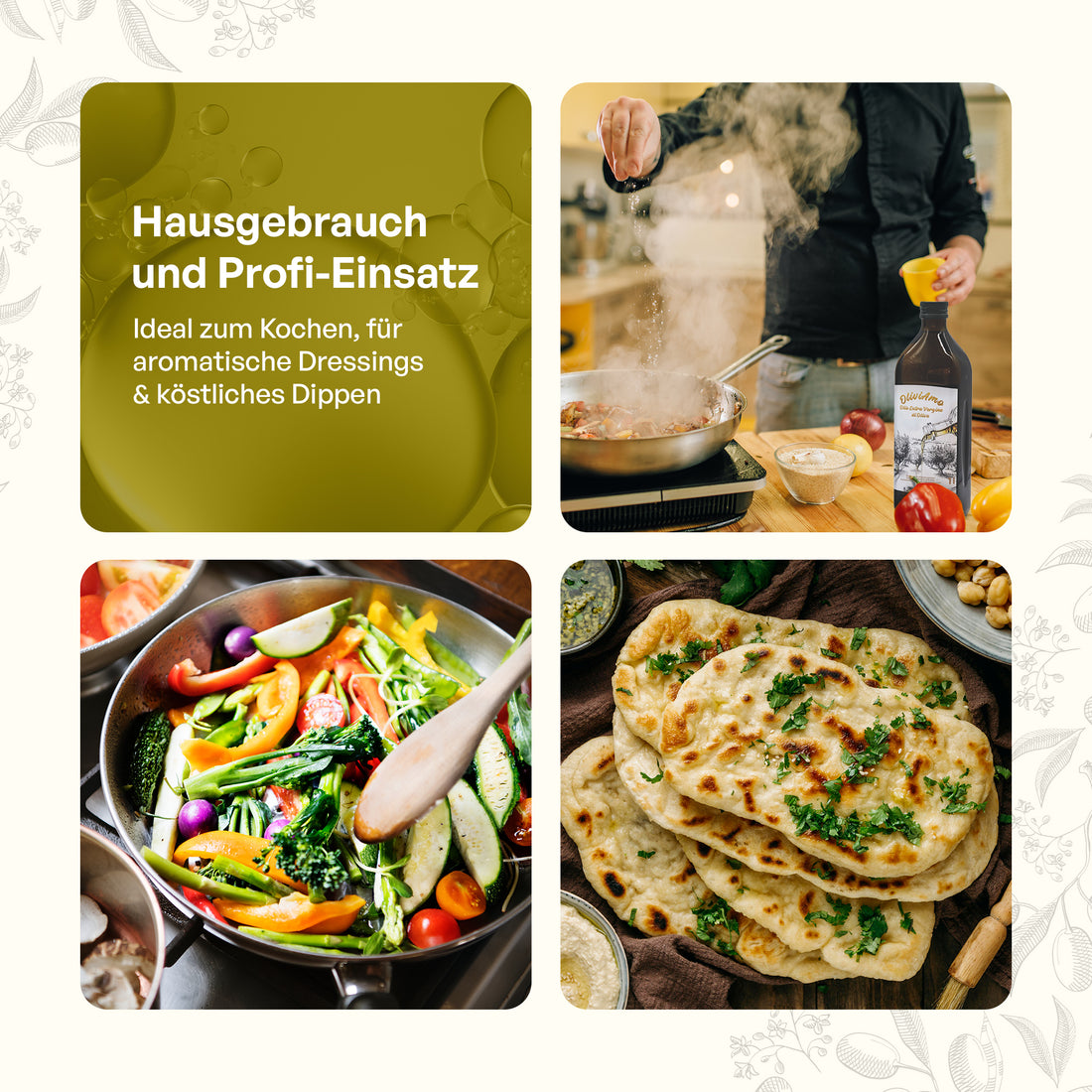 Olivenöl 1L OliviAmo – 100% Echtes Natives Olivenöl Extra aus Avellino 🇮🇹