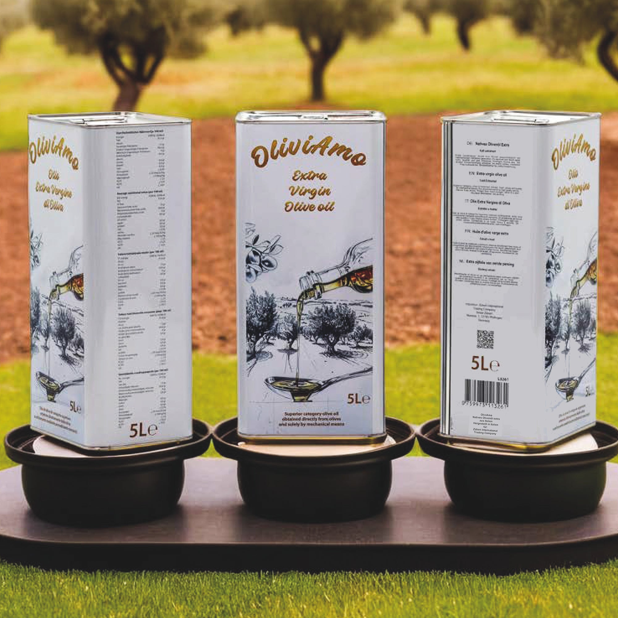 Olivenöl 5L OliviAmo – 100% Echtes Natives Olivenöl Extra aus Avellino 🇮🇹